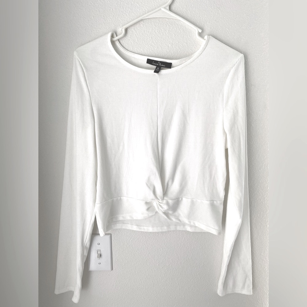 🤍long sleeve crop top🤍